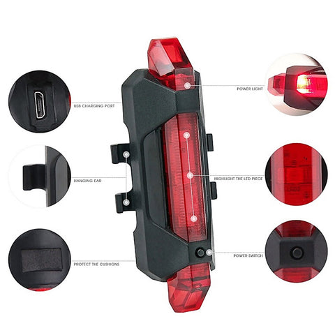 Portable USB Rechargeable Cycling