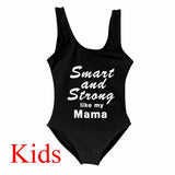 Parent Kid One Piece Swimwear Swimming