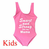 Parent Kid One Piece Swimwear Swimming