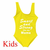 Parent Kid One Piece Swimwear Swimming