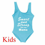 Parent Kid One Piece Swimwear Swimming