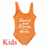 Parent Kid One Piece Swimwear Swimming