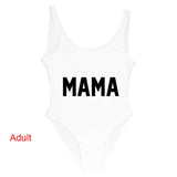 Parent Kid One Piece Swimwear Swimming