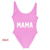 Parent Kid One Piece Swimwear Swimming