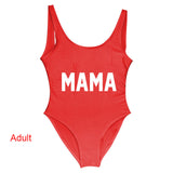 Parent Kid One Piece Swimwear Swimming