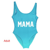 Parent Kid One Piece Swimwear Swimming