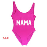 Parent Kid One Piece Swimwear Swimming