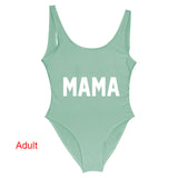 Parent Kid One Piece Swimwear Swimming