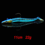 11cm 10g 16g 22g Glow Soft Lure Wobblers Fishing