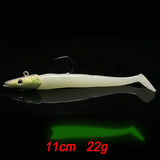 11cm 10g 16g 22g Glow Soft Lure Wobblers Fishing