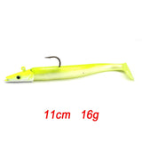 11cm 10g 16g 22g Glow Soft Lure Wobblers Fishing