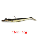 11cm 10g 16g 22g Glow Soft Lure Wobblers Fishing