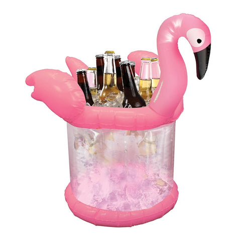 Giant Pink Flamingo Inflatable Swimming
