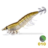 Lifelike 2019 wooden shrimp Fishing