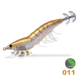 Lifelike 2019 wooden shrimp Fishing