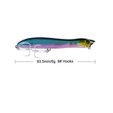 1Pcs/lot Popper Fishing Lure 8.3cm/6g Fishing